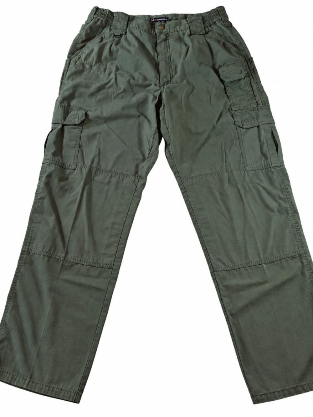 5.11 Tactical Series Men's Green Cargo Pants 38x32 Cotton Blend Work